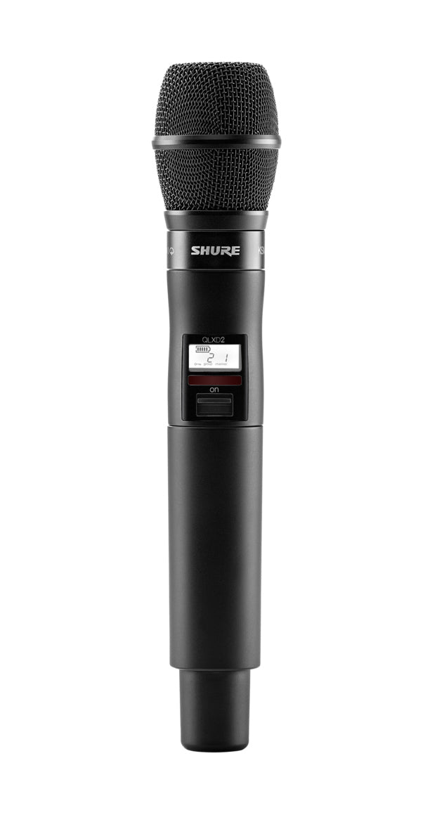 Shure QLXD2/KSM9-J50A Handheld Transmitter with KSM9 Capsule. J50 Band (572-616 MHz)