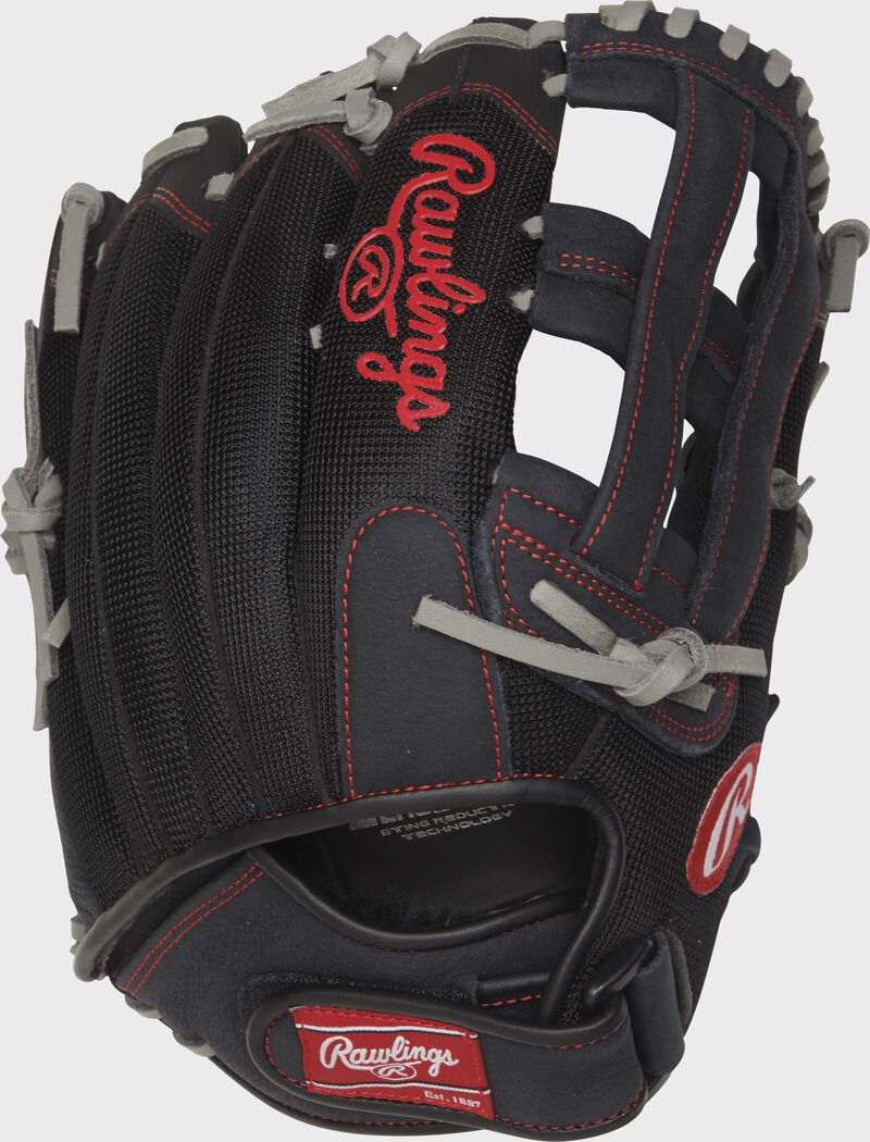 Rawlings Renegade Series 13-Inch Softball Glove  - Left Hand Thrower - Black
