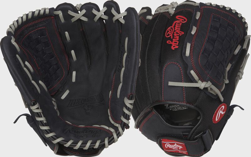 Rawlings Renegade Series 14-Inch Softball Glove  - Left Hand Thrower - Black
