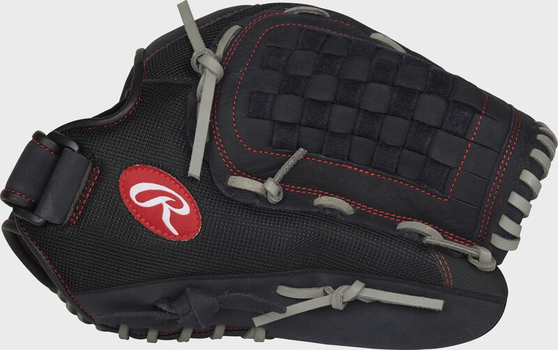 Rawlings Renegade Series 14-Inch Softball Glove  - Left Hand Thrower - Black