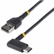 StarTech.com - 6in (15cm) USB a to C Charging Cable Right Angle R2ACR-15C-USB-CABLE