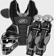 Rawlings Renegade Series Adult Catchers Set - Black/Silver