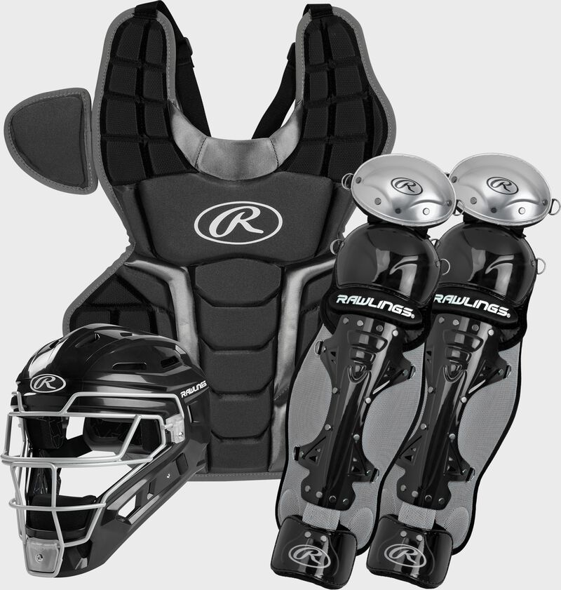 Rawlings Renegade Series Intermediate Catchers Set - Black/Silver