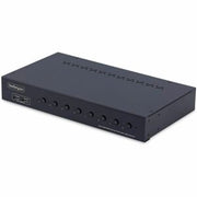 StarTech.com 8-Port HDMI KVM Switch with 1U Rack Mount Kit 4K 60Hz HDMI 2.0 Push-Button & Hotkey Switching 4-Port USB Hub OS Independent TAA Compliant