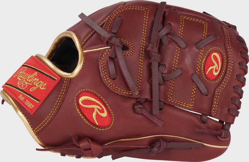 Rawlings R9 Baseball Series 12-Inch Baseball Glove  - Left Hand Thrower - Sherry