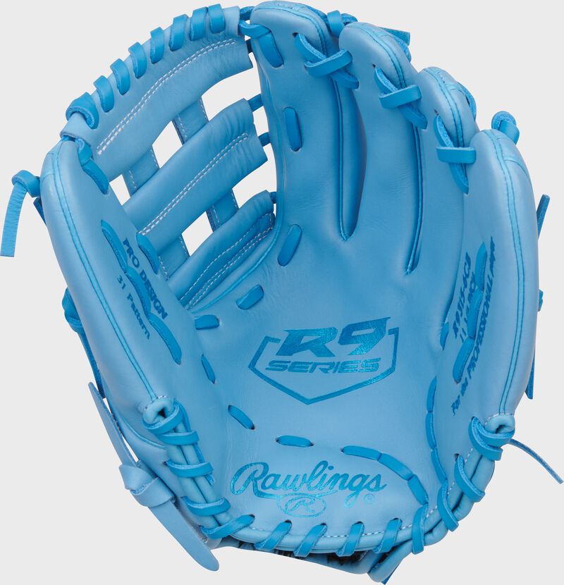 Rawlings R9 Baseball Series 11.75-Inch Baseball Glove  - Right Hand Thrower - Columbia Blue