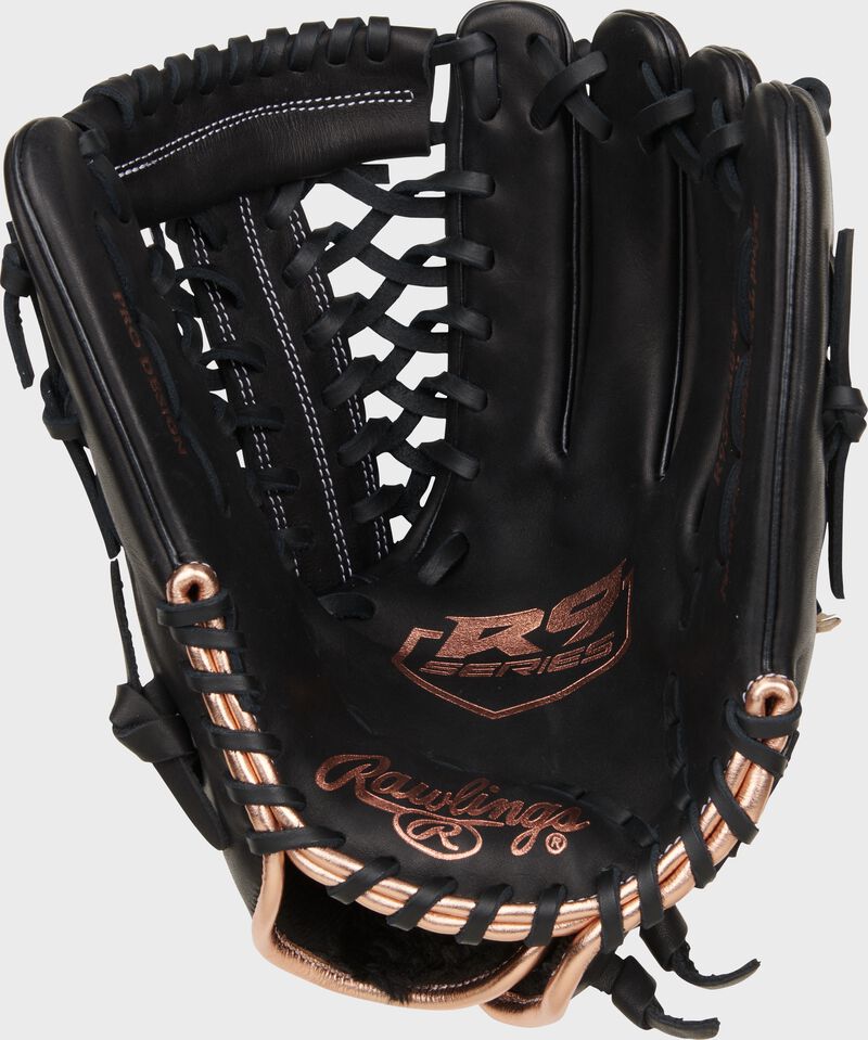 Rawlings R9 Series 12-Inch Softball Glove - Right Hand Thrower - Black