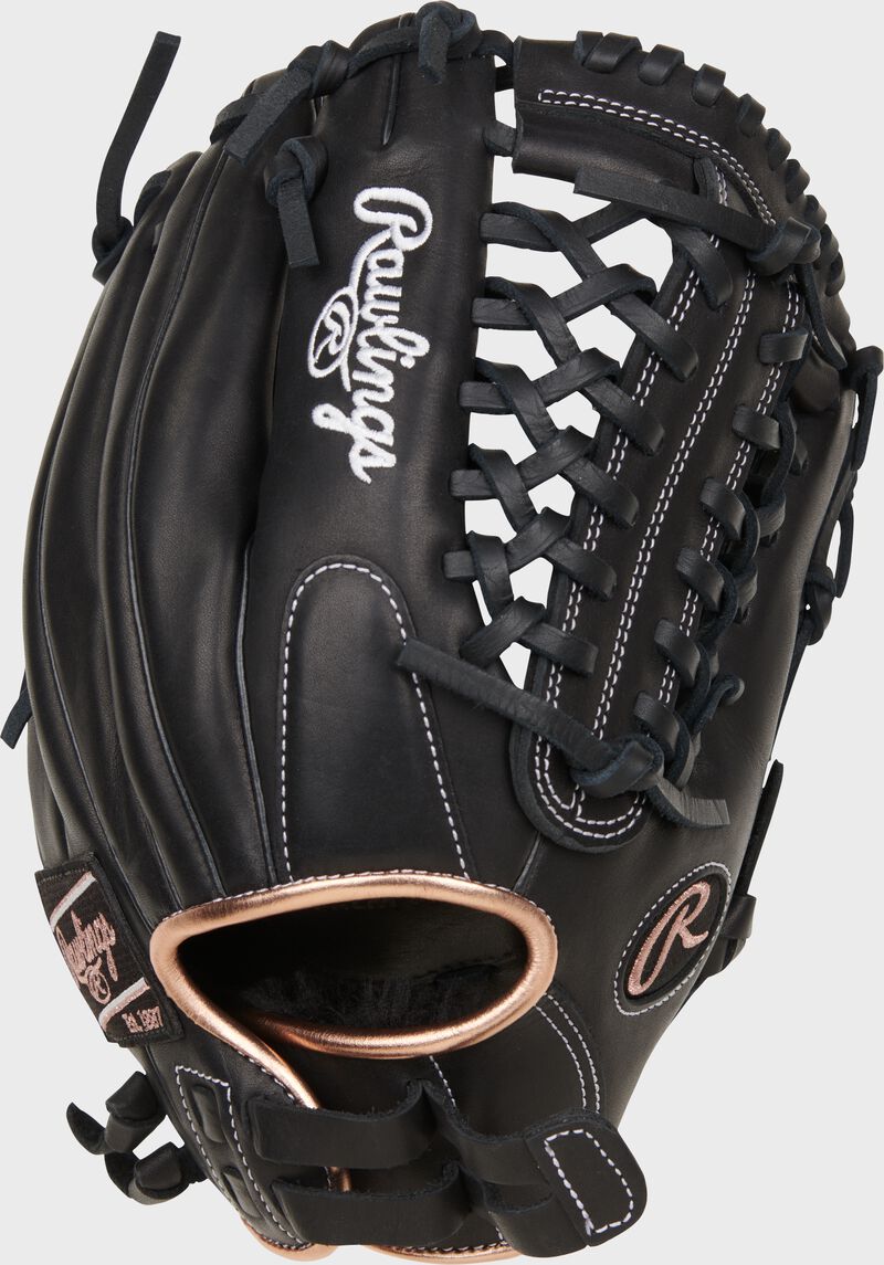 Rawlings R9 Series 12-Inch Softball Glove - Right Hand Thrower - Black