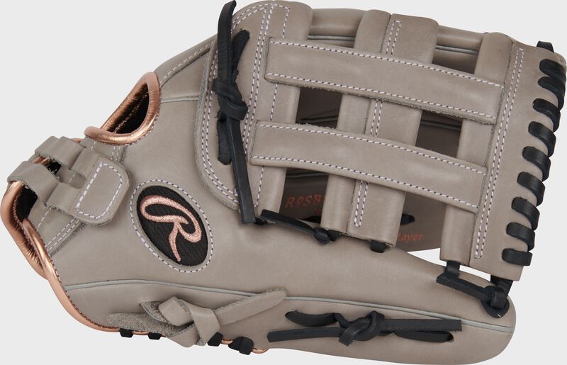 Rawlings R9 Contour Series 12-Inch Softball Glove - Left Hand Thrower - Gray