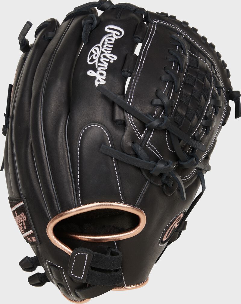 Rawlings R9 Series 12.5-Inch Softball Glove - Left Hand Thrower - Black