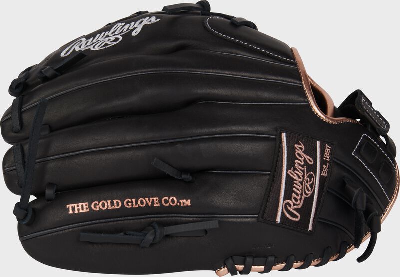Rawlings R9 Series 12.5-Inch Softball Glove - Left Hand Thrower - Black
