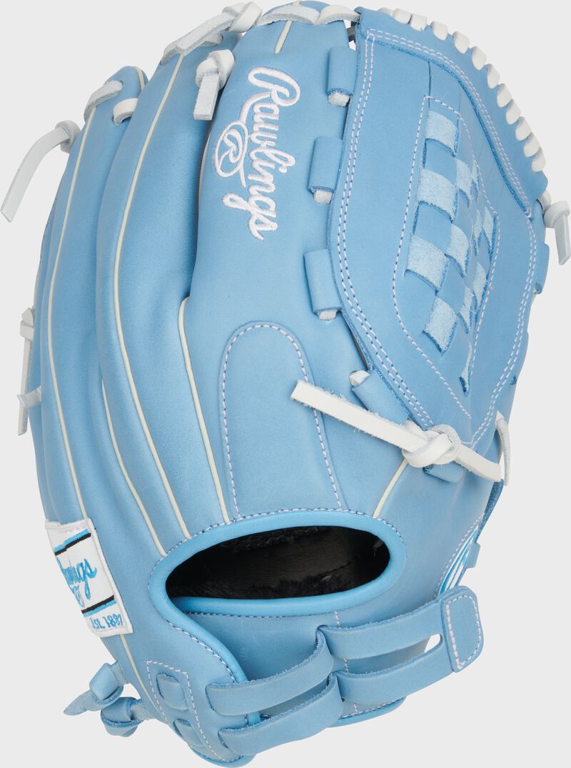 Rawlings R9 Series 12.5-Inch Softball Glove - Right Hand Thrower - Columbia Blue