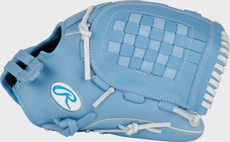 Rawlings R9 Series 12.5-Inch Softball Glove - Right Hand Thrower - Columbia Blue