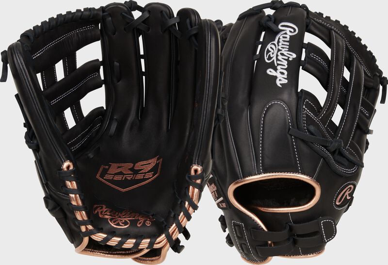Rawlings R9 Series 13-Inch Softball Glove - Right Hand Thrower - Black