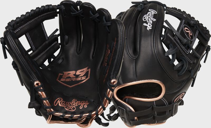 Rawlings R9 Series 11.75-Inch Softball Glove - Right Hand Thrower - Black