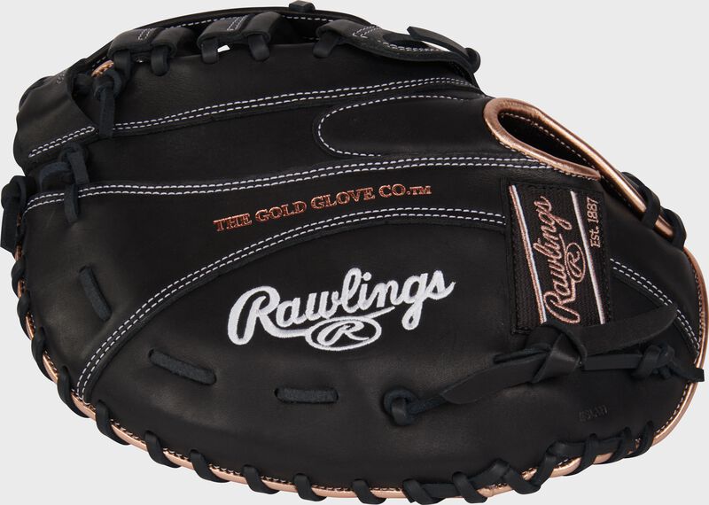 Rawlings R9 Series First Base Mitt 12.5-Inch Softball Glove - Right Hand Thrower - Black