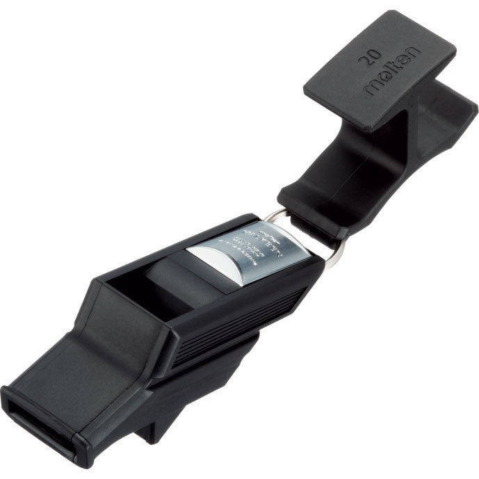Whistles Sports Equipment VALKEEN® Whistle. Includes Lanyard, Finger Flip, Black