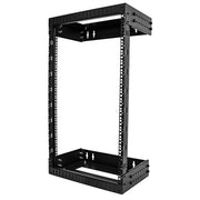 StarTech 18U 19 Wall Mount Network Rack - Adjustable Depth 12-20  Open Frame for Server Room /AV/Data/Computer Equipment W/Cage Nuts (261798)