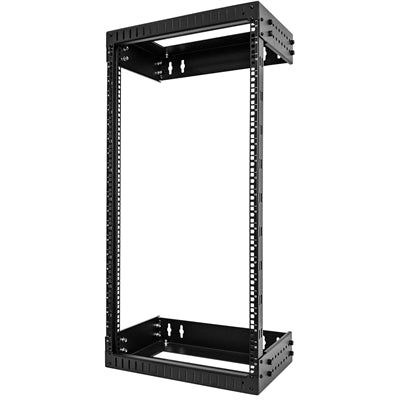 StarTech 21U 19 Wall Mount Network Rack - Adjustable Depth 12-20  Open Frame for Server Room /AV/Data/Computer Equipment W/Cage Nuts (261799)