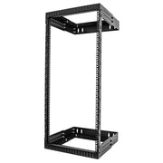 StarTech 24U 19 Wall Mount Network Rack - Adjustable Depth 12-20  Open Frame for Server Room /AV/Data/Computer Equipment W/Cage Nuts (261800)