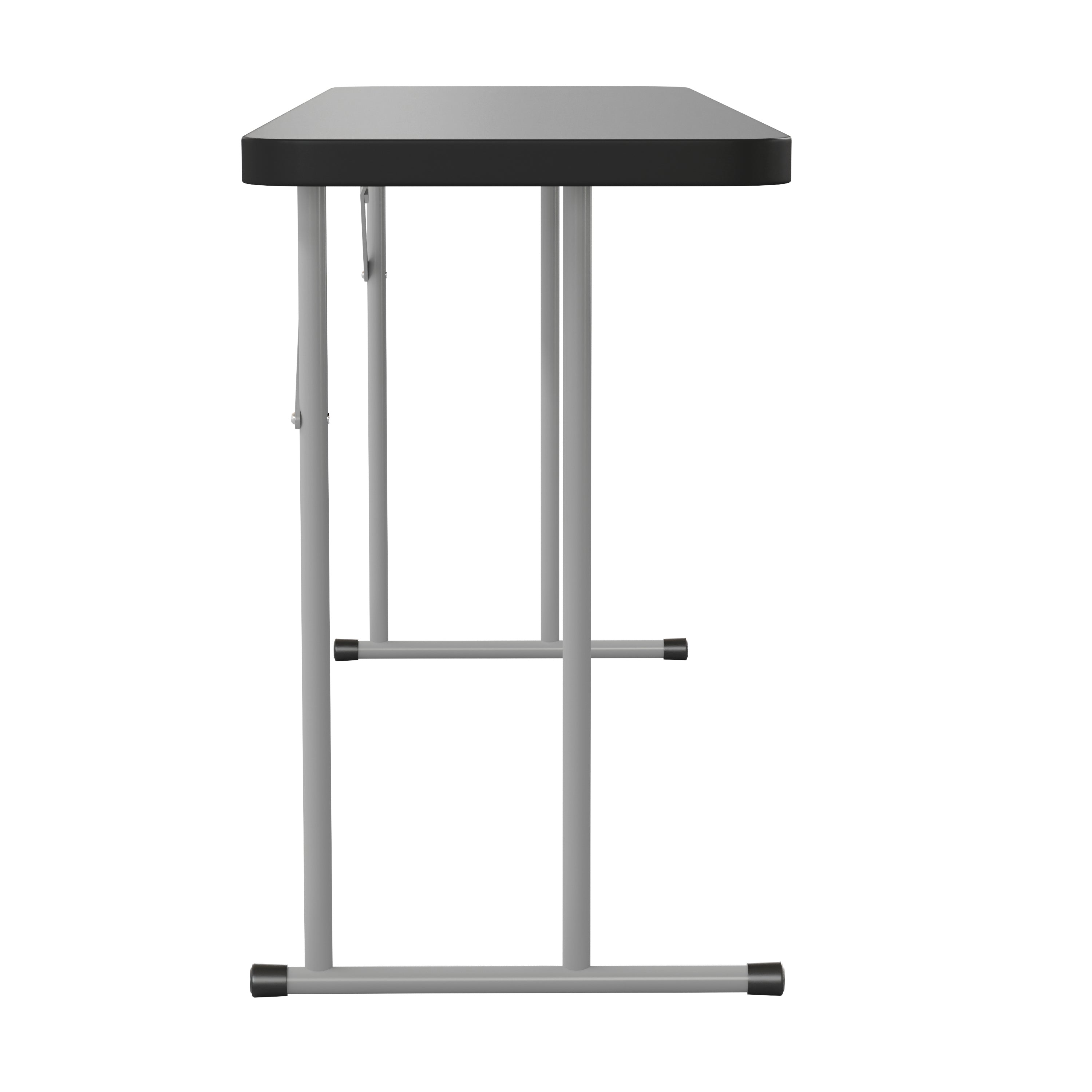 Kathryn 6-Foot Black Plastic Folding Training Table