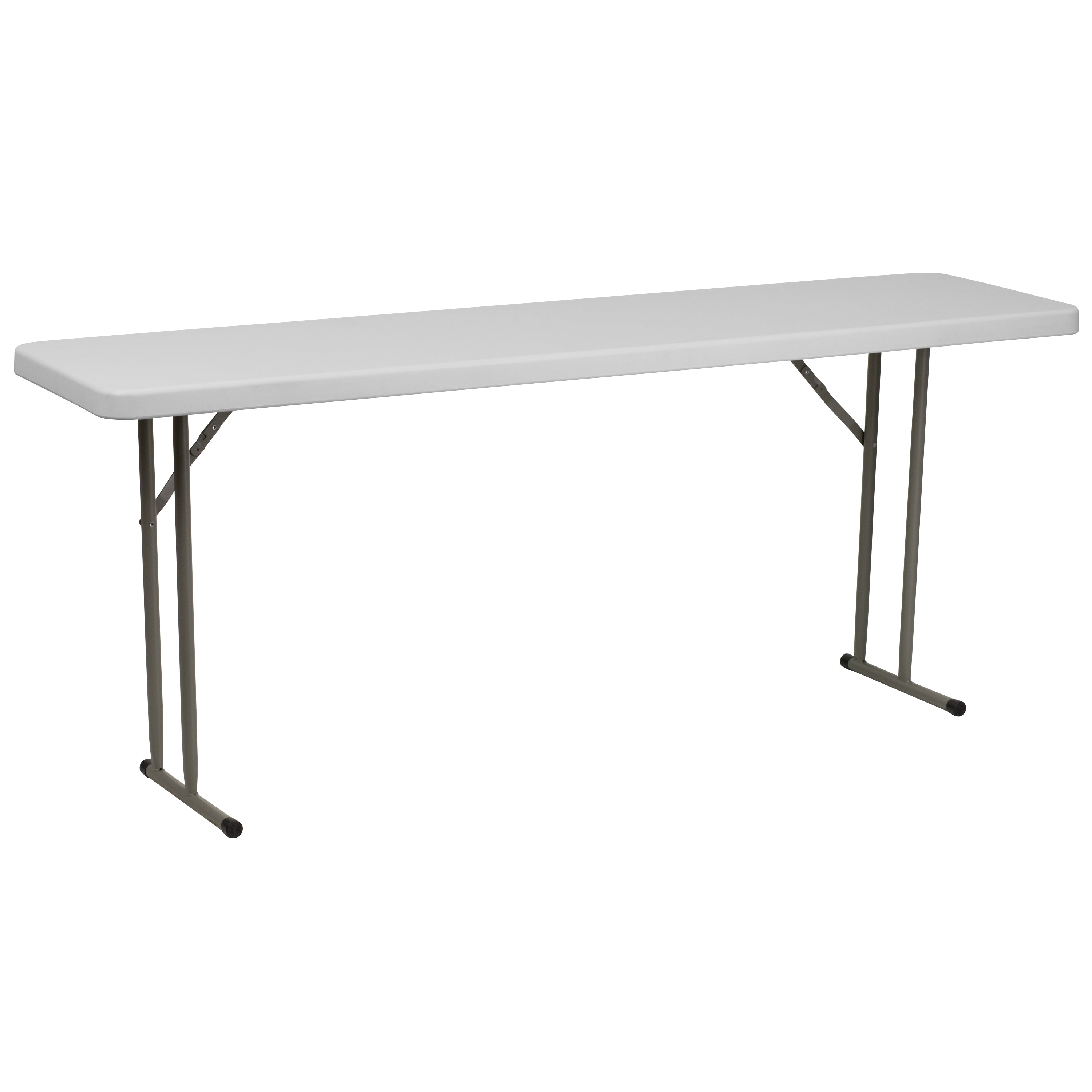 Kathryn 6-Foot Granite White Plastic Folding Training Table