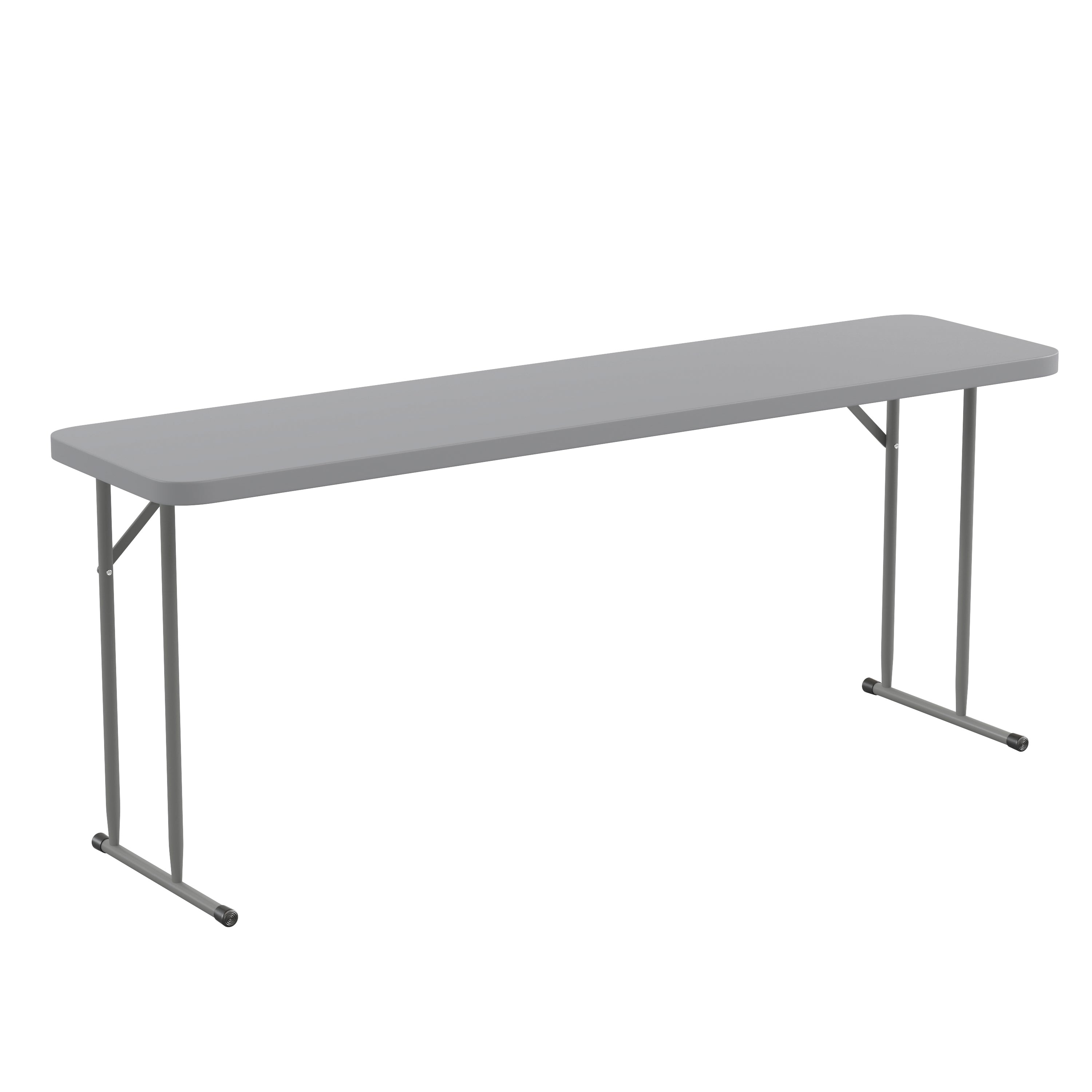 Kathryn 6-Foot Gray Plastic Folding Training Table