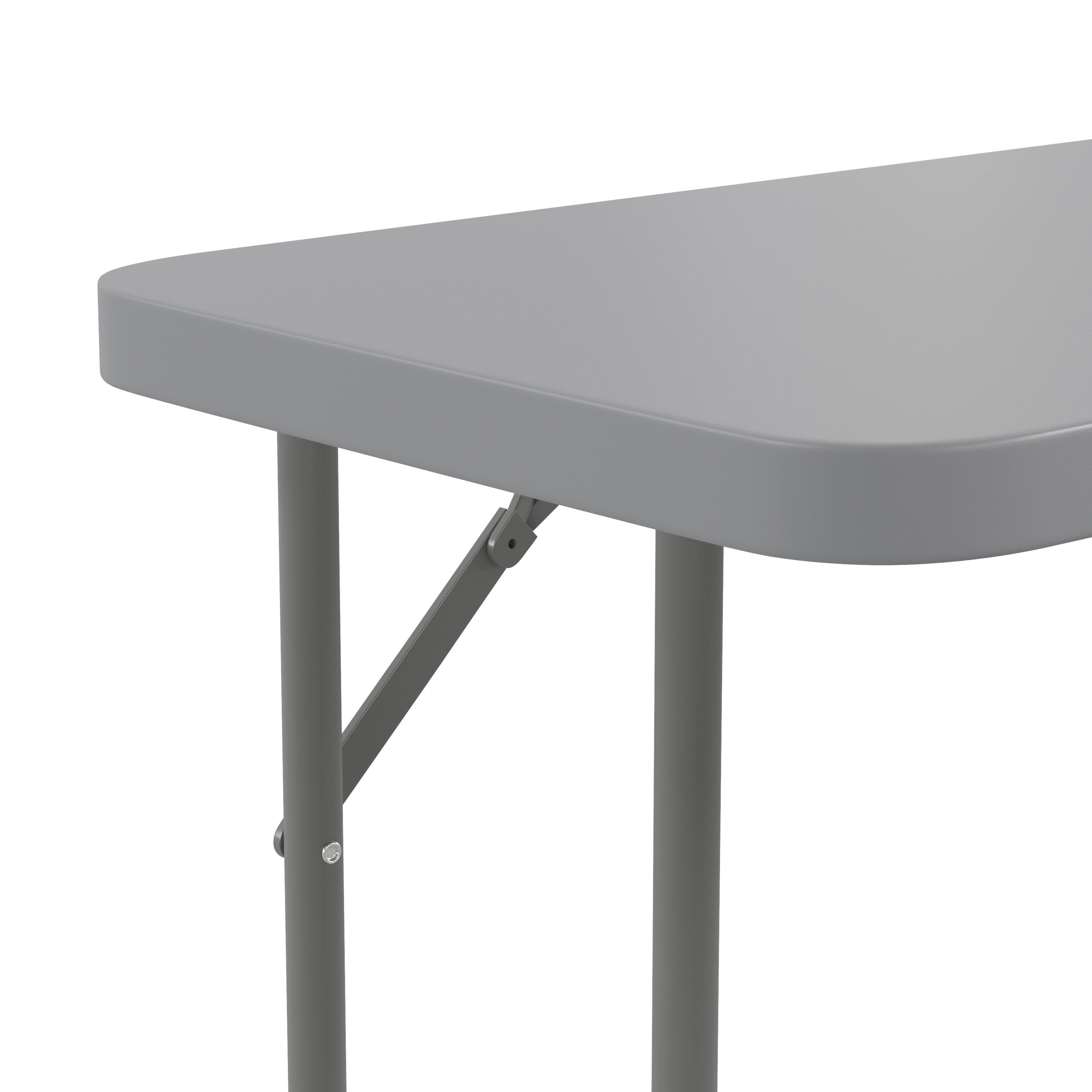 Kathryn 6-Foot Gray Plastic Folding Training Table