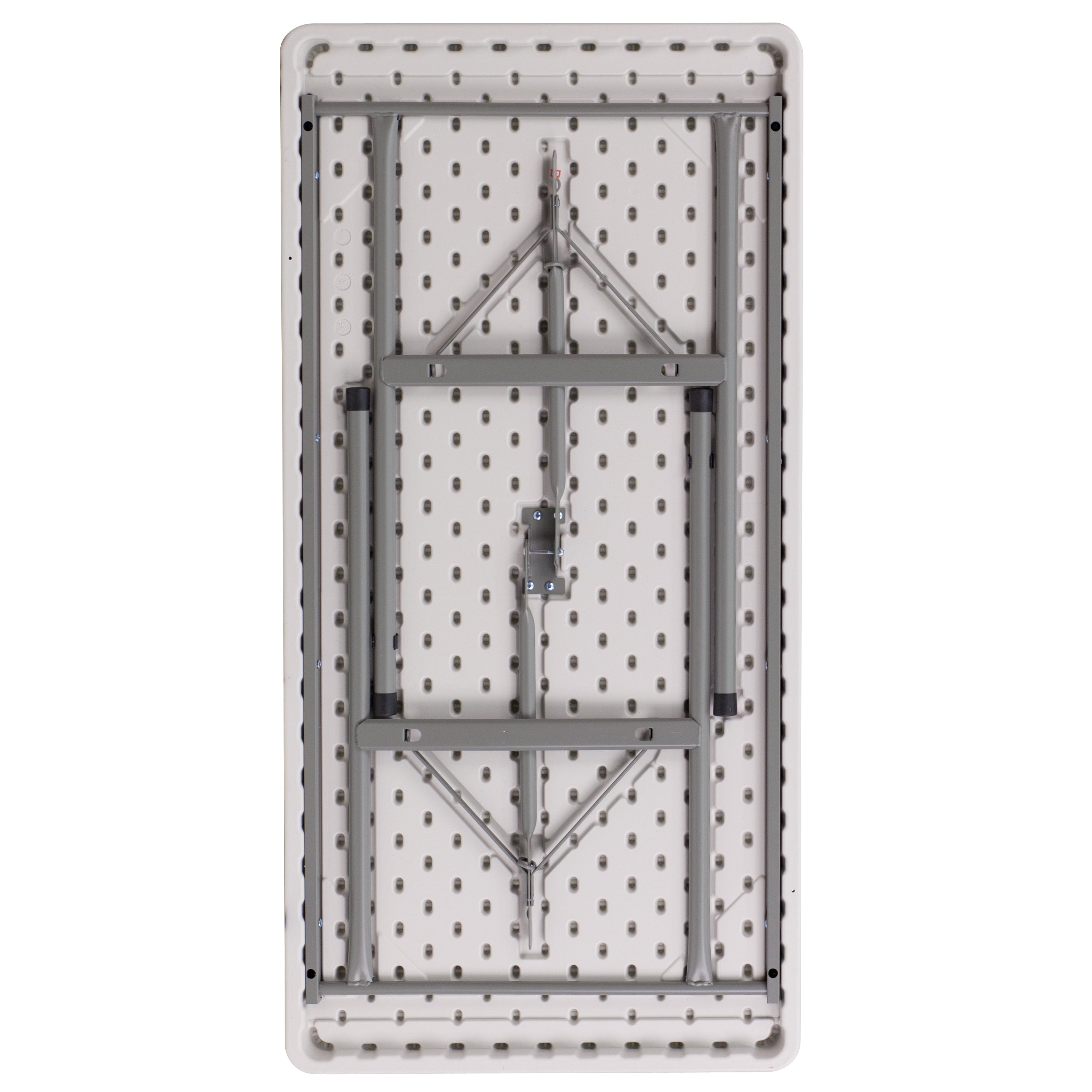 Kathryn 4-Foot Granite White Plastic Folding Table