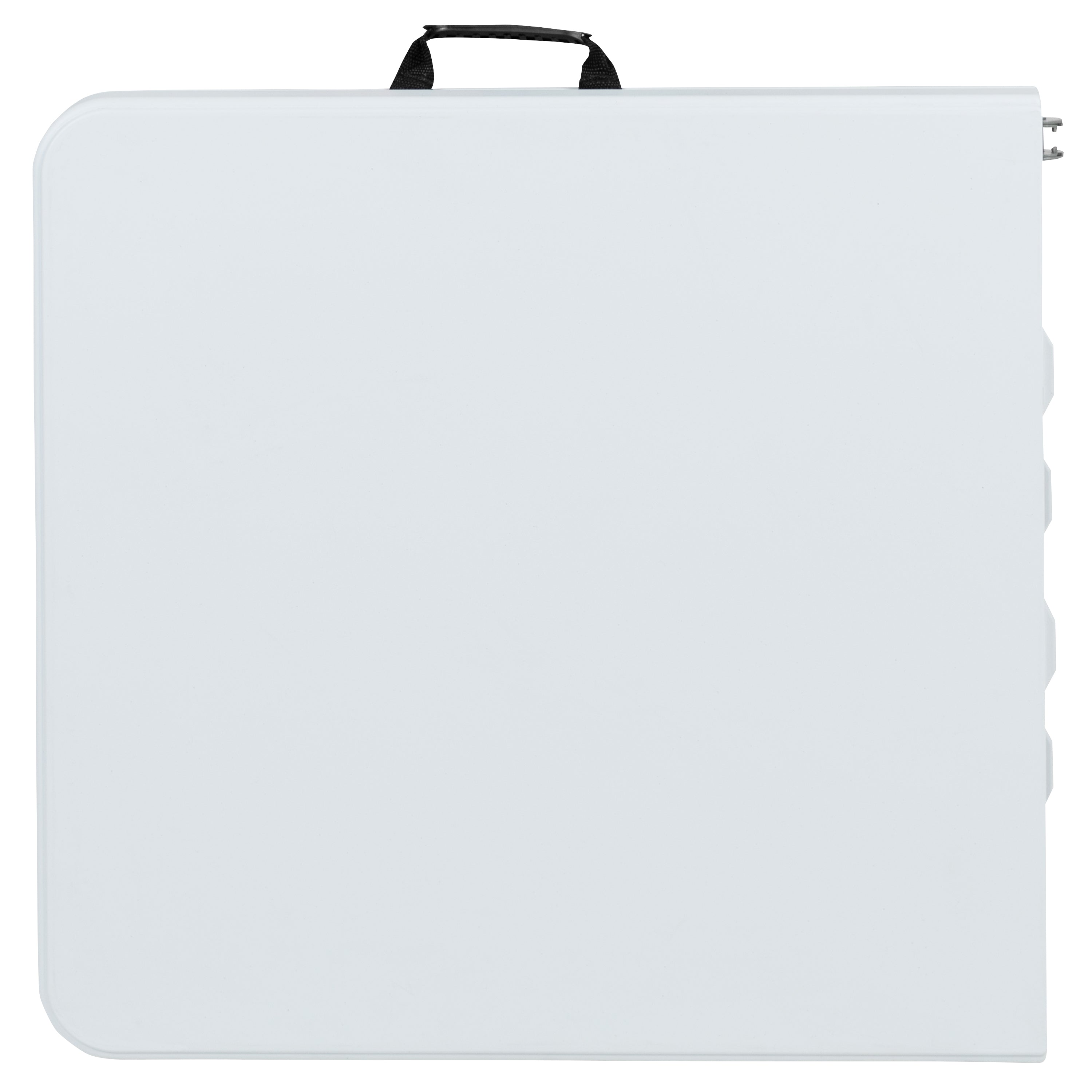Kathryn 4-Foot Height Adjustable Bi-Fold Granite White Plastic Folding Table