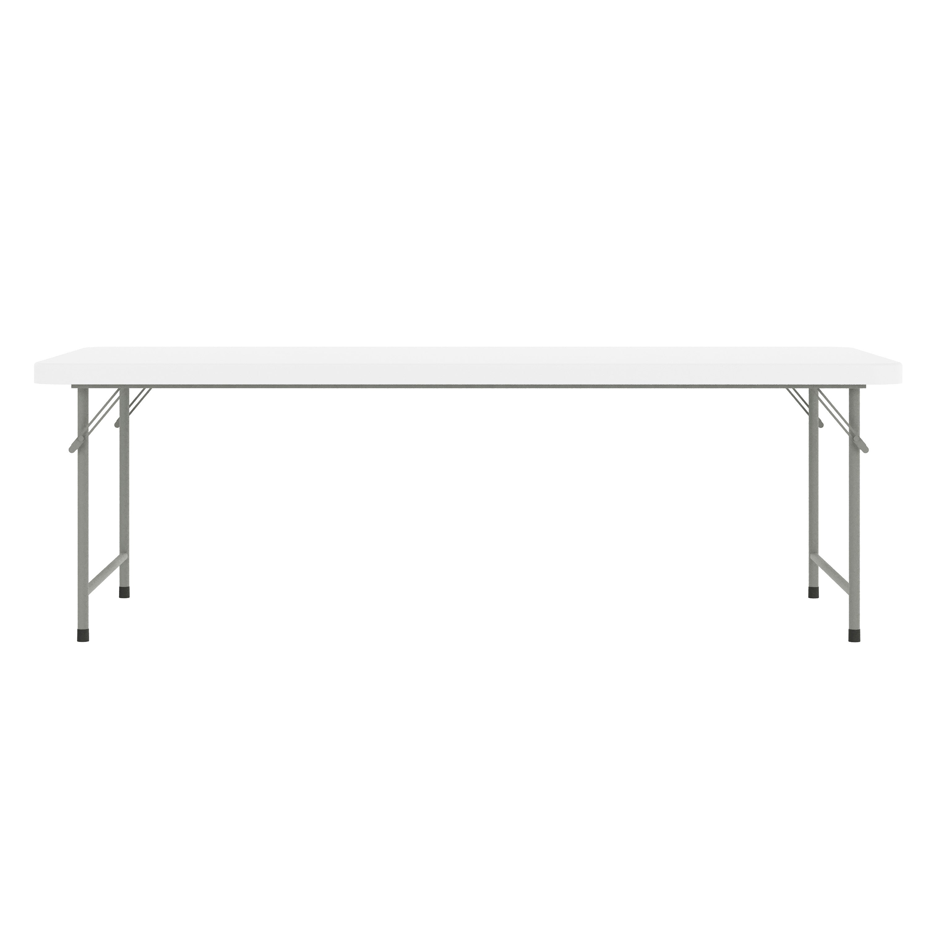 Paige 4.93-Foot Kid's Granite White Plastic Folding Table