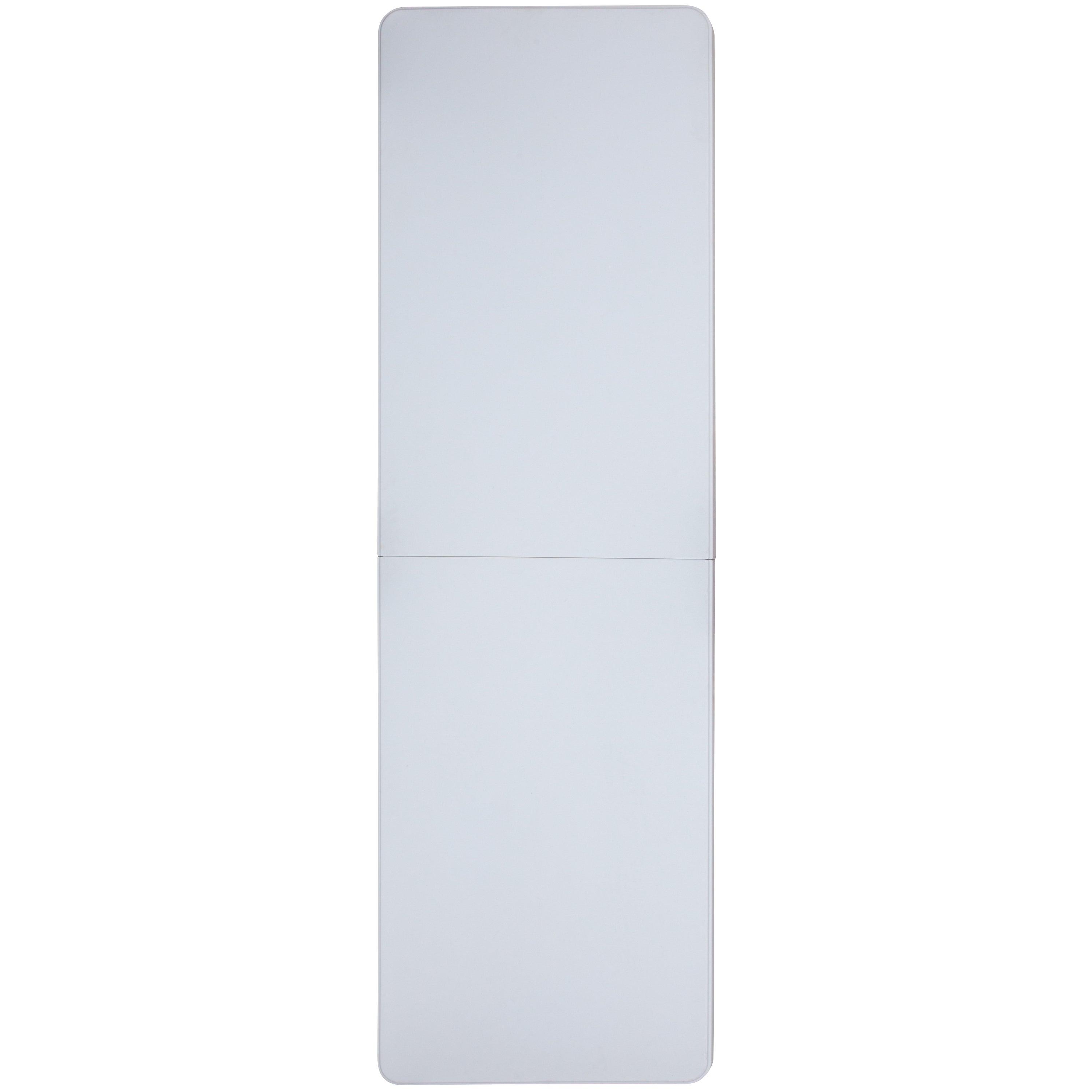 Kathryn 8-Foot Height Adjustable Bi-Fold Granite White Plastic Banquet and Event Folding Table with Carrying Handle