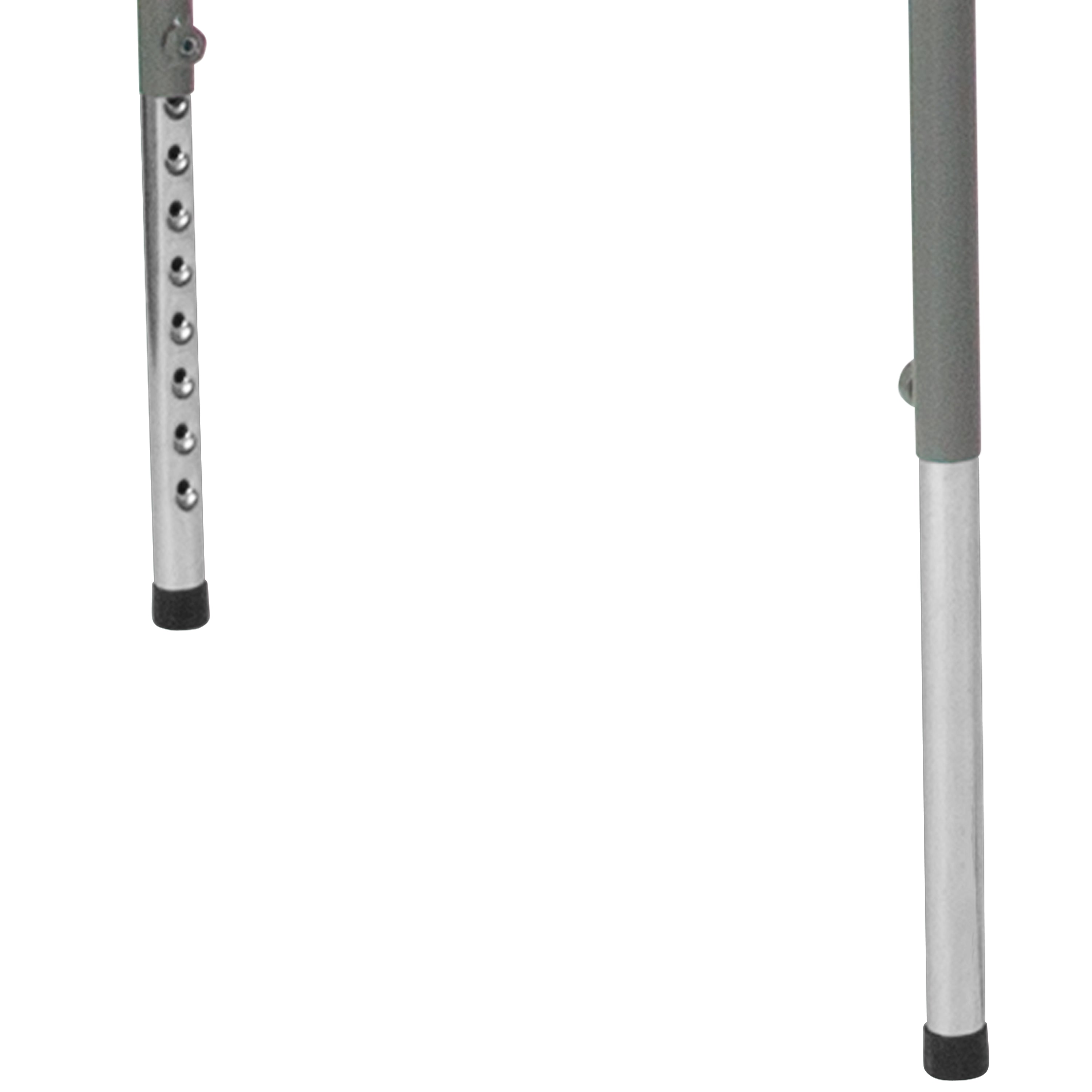 Kathryn 2.79-Foot Square Height Adjustable Granite White Plastic Folding Table