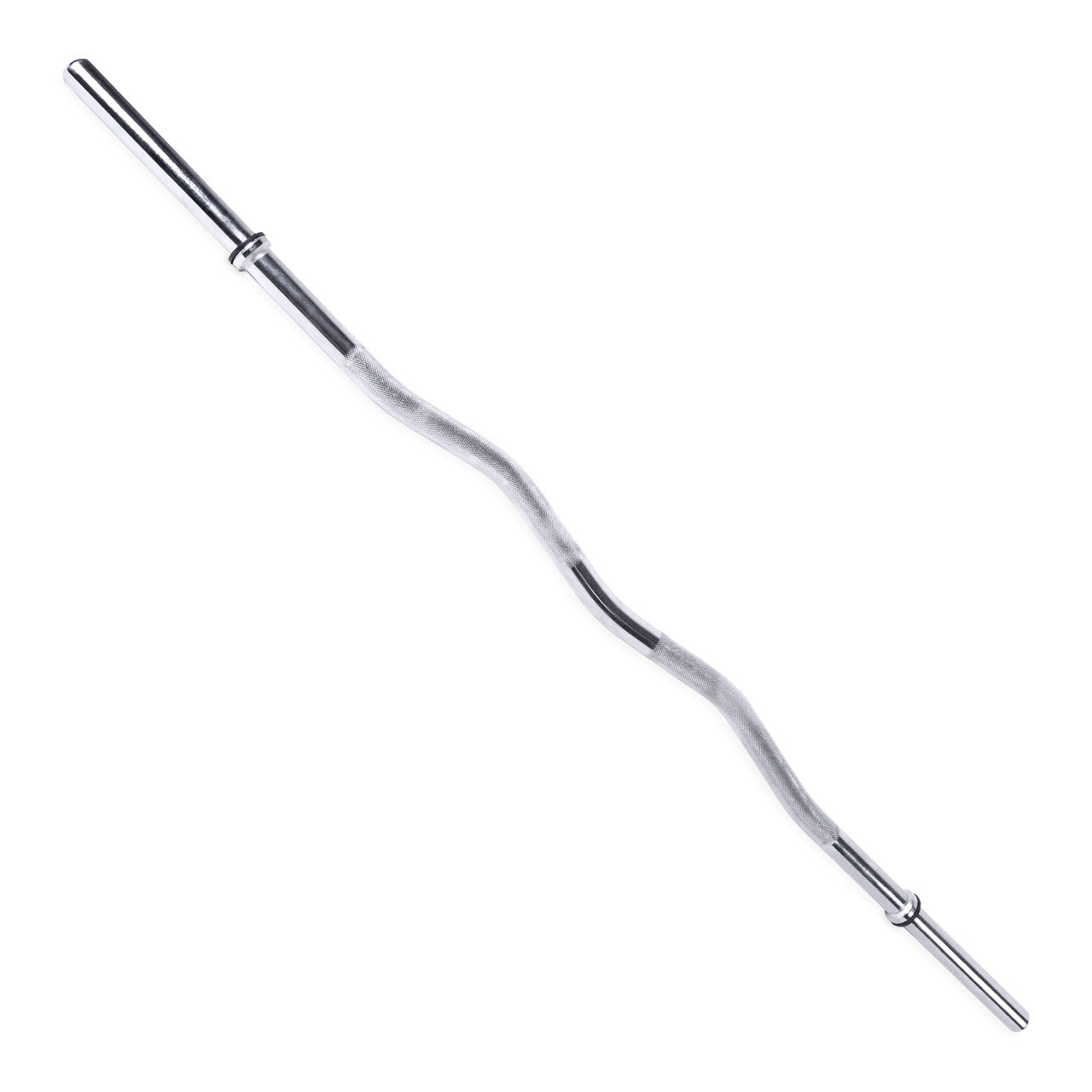 CAP 47" Regular Solid E-Z Curl Bar; Chrome