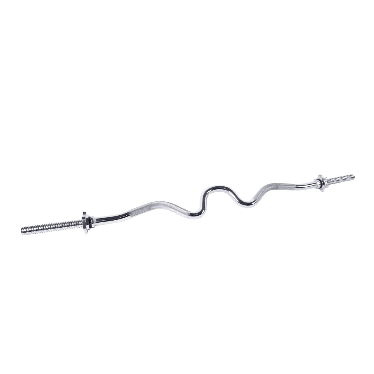 CAP 48" Regular Threaded Solid Super Curl Bar; Chrome