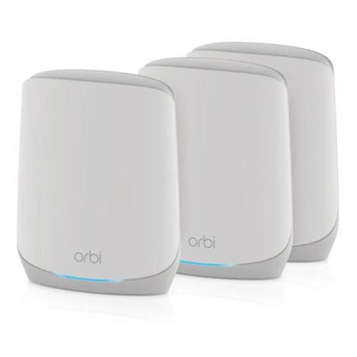 NETGEAR - Orbi 750 Series AX5200 Tri-Band Mesh Wi-Fi 6 System (3-pack) - White