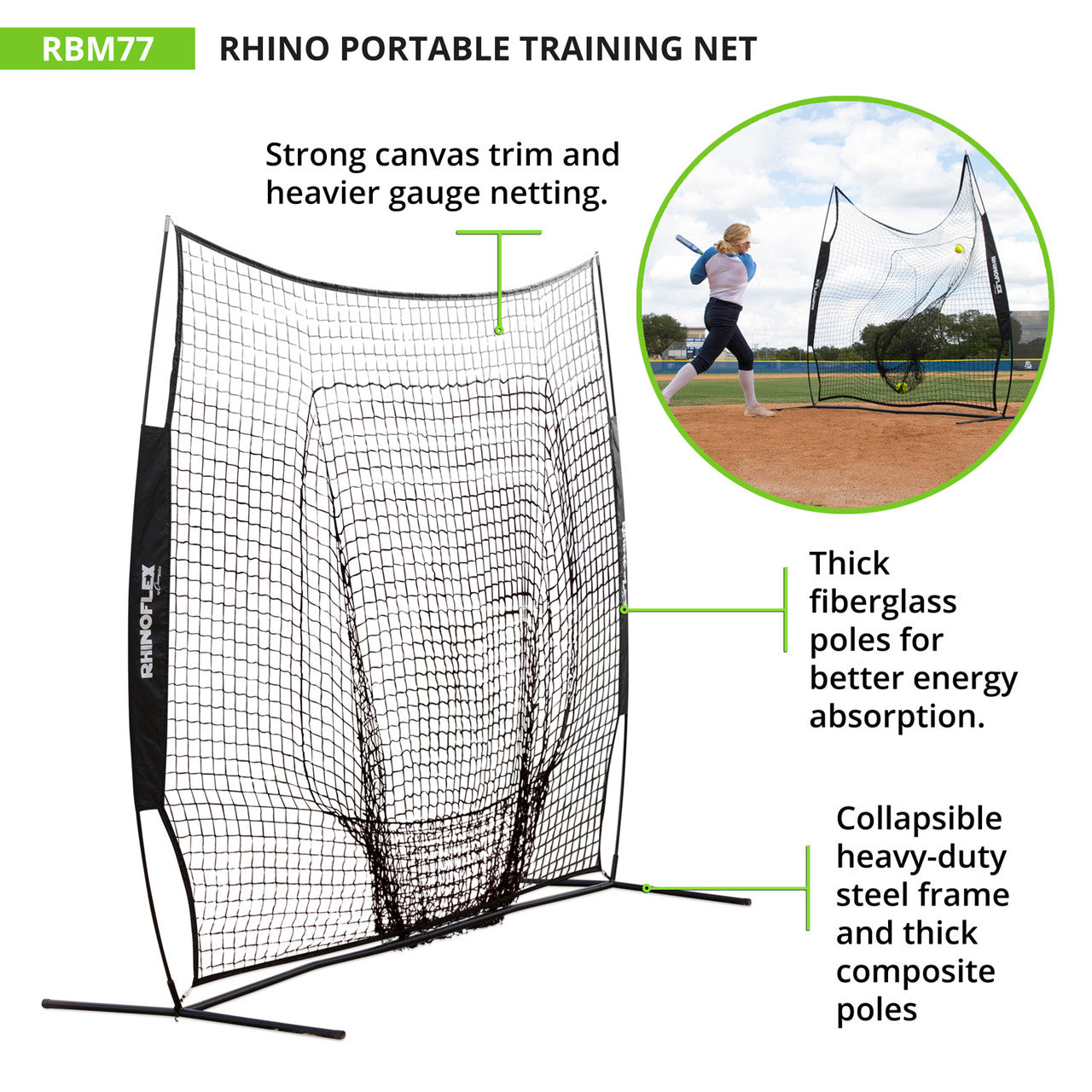 Rhino Flex Portable Training Net