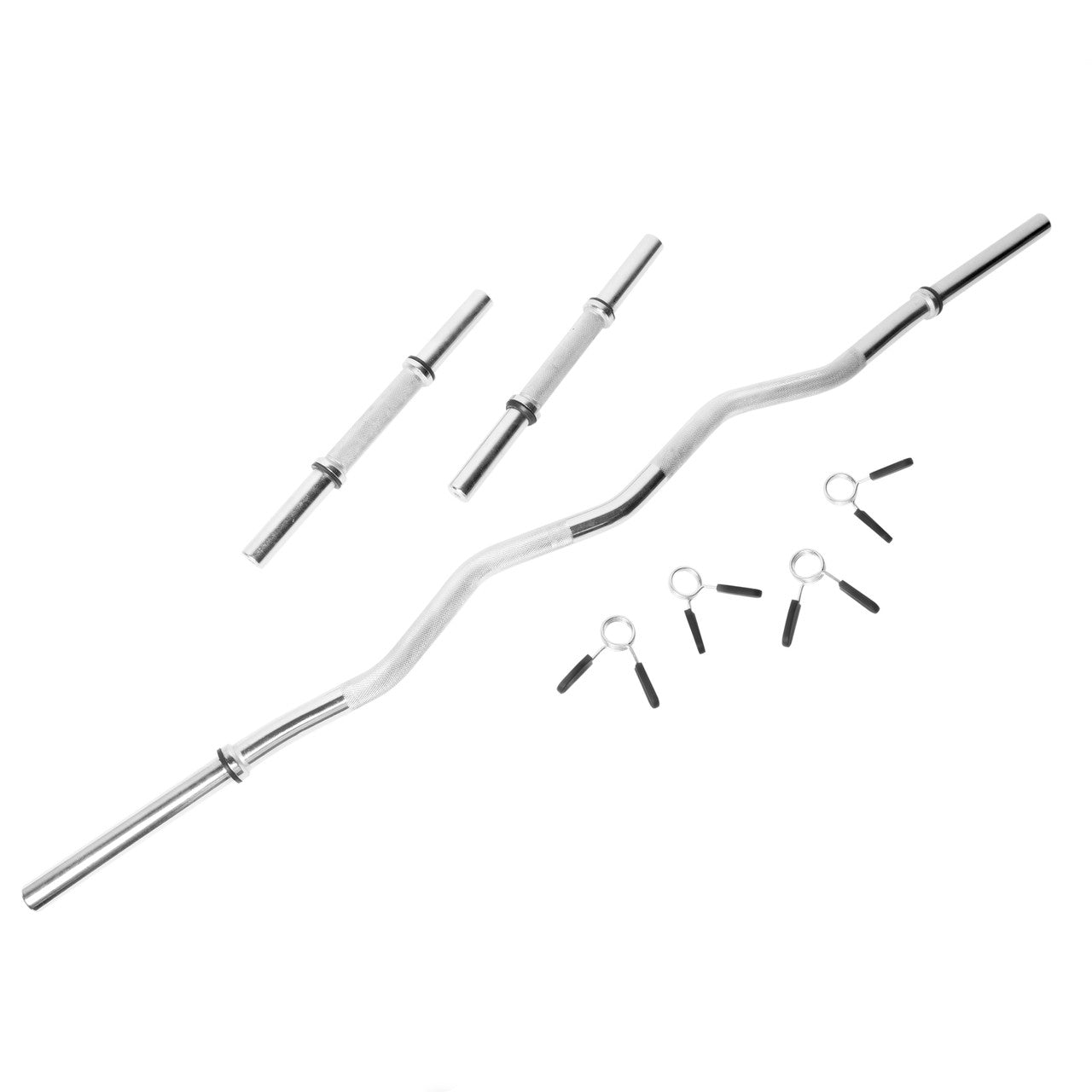 CAP Standard Curl Bar Dumbbell Handle Combo Set