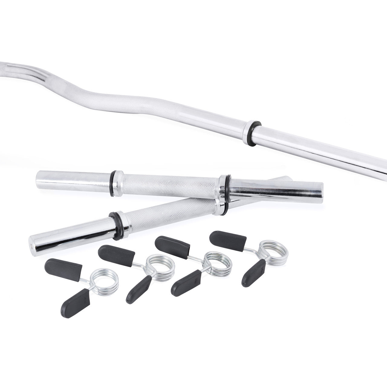 CAP Standard Curl Bar Dumbbell Handle Combo Set