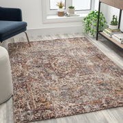 Katherine Artisan Old English Style Traditional Rug - 5' x 7' - Red