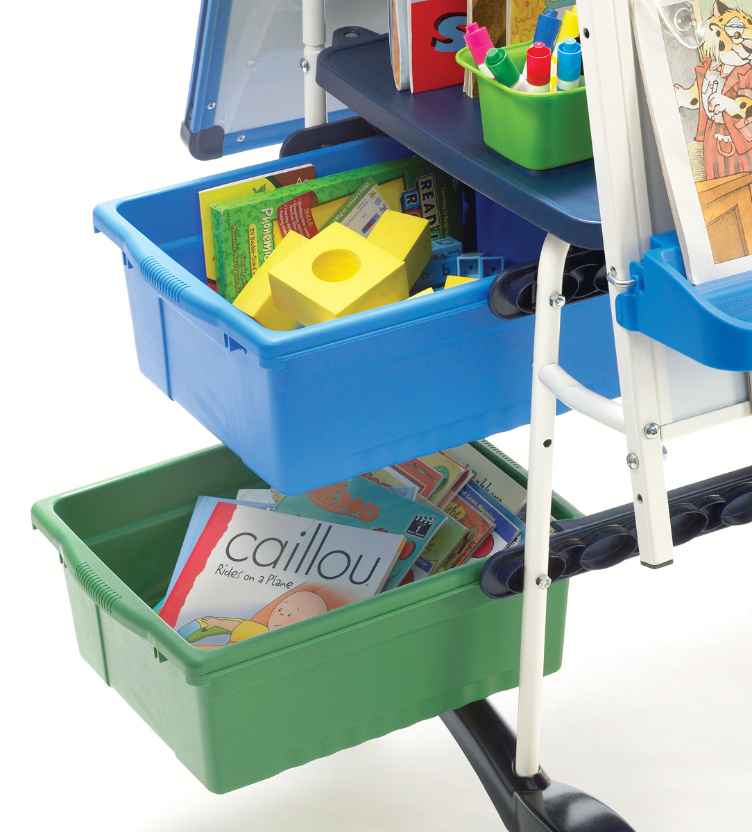 Royal Reading Writing Center with Lids