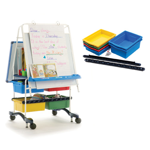 Royal® Reading Writing Center with 4 Stubby Tubby & 2 Large Open Tubs