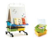 Regal Reading Writing Center with Vibrant Tub Combo and Lids