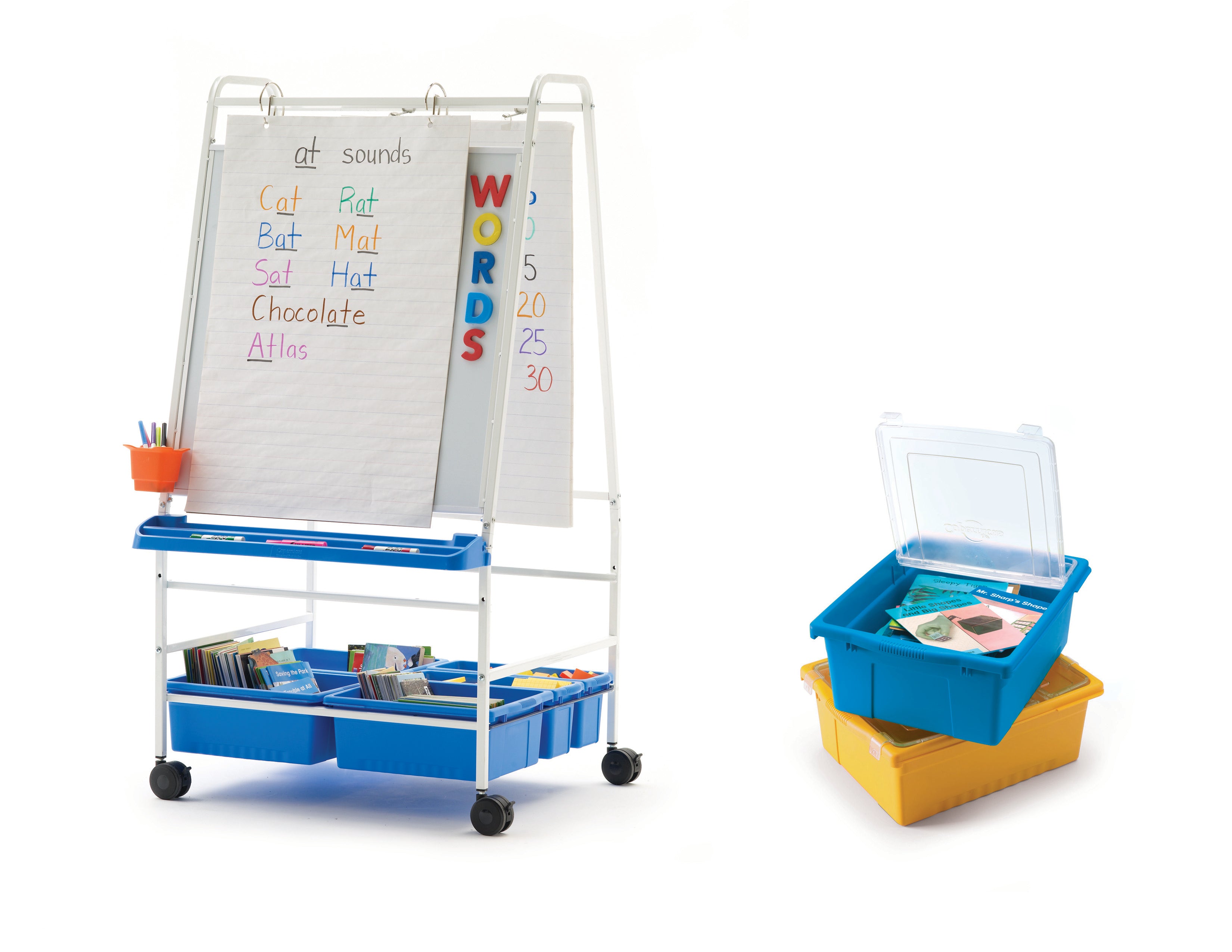 Basic Reading Writing Center with Lids