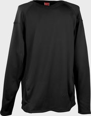 Rawlings Adult Performance Dugout Fleece Pullover - Medium - Black