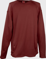Rawlings Adult Performance Dugout Fleece Pullover - Large - Cardinal