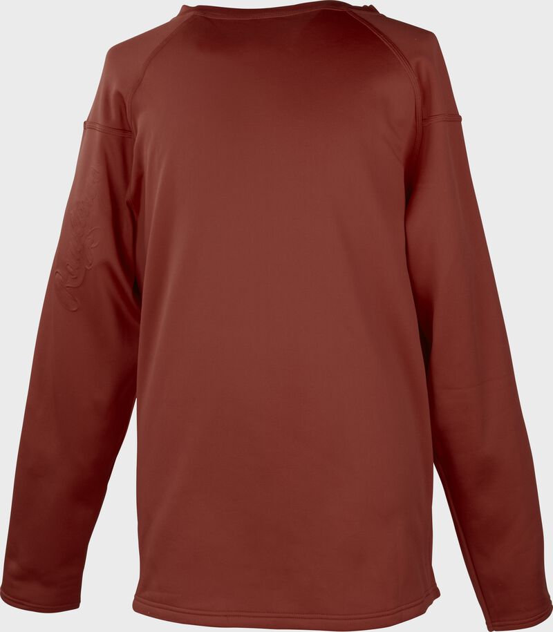 Rawlings Youth Performance Dugout Fleece Pullover - Extra Large - Cardinal