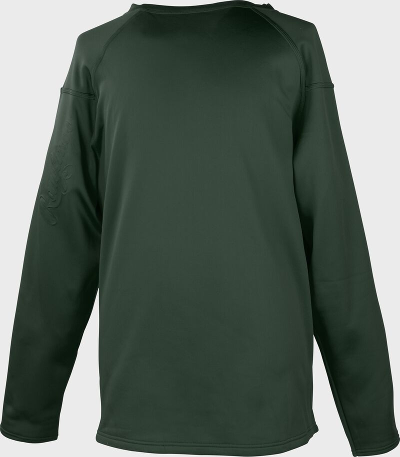 Rawlings Adult Performance Dugout Fleece Pullover - Large - Dark Green