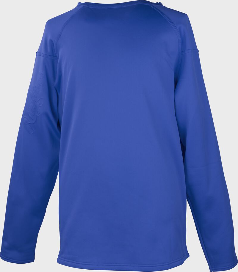 Rawlings Youth Performance Dugout Fleece Pullover - Medium - Royal