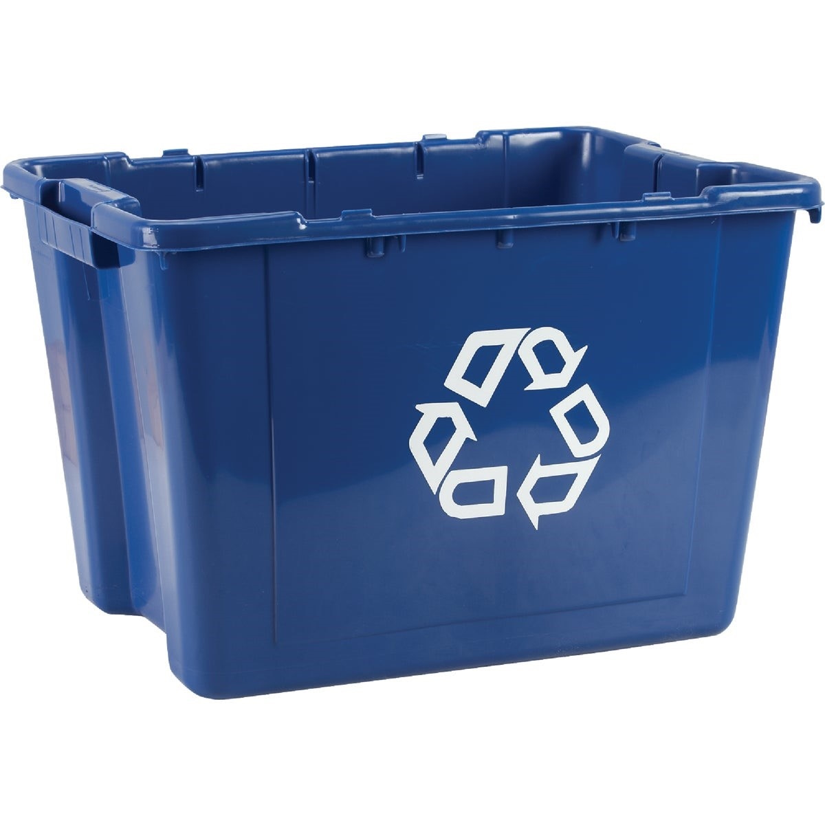 FG571473BLUE Rubbermaid Commercial 14 Gal. Blue Recycling Box